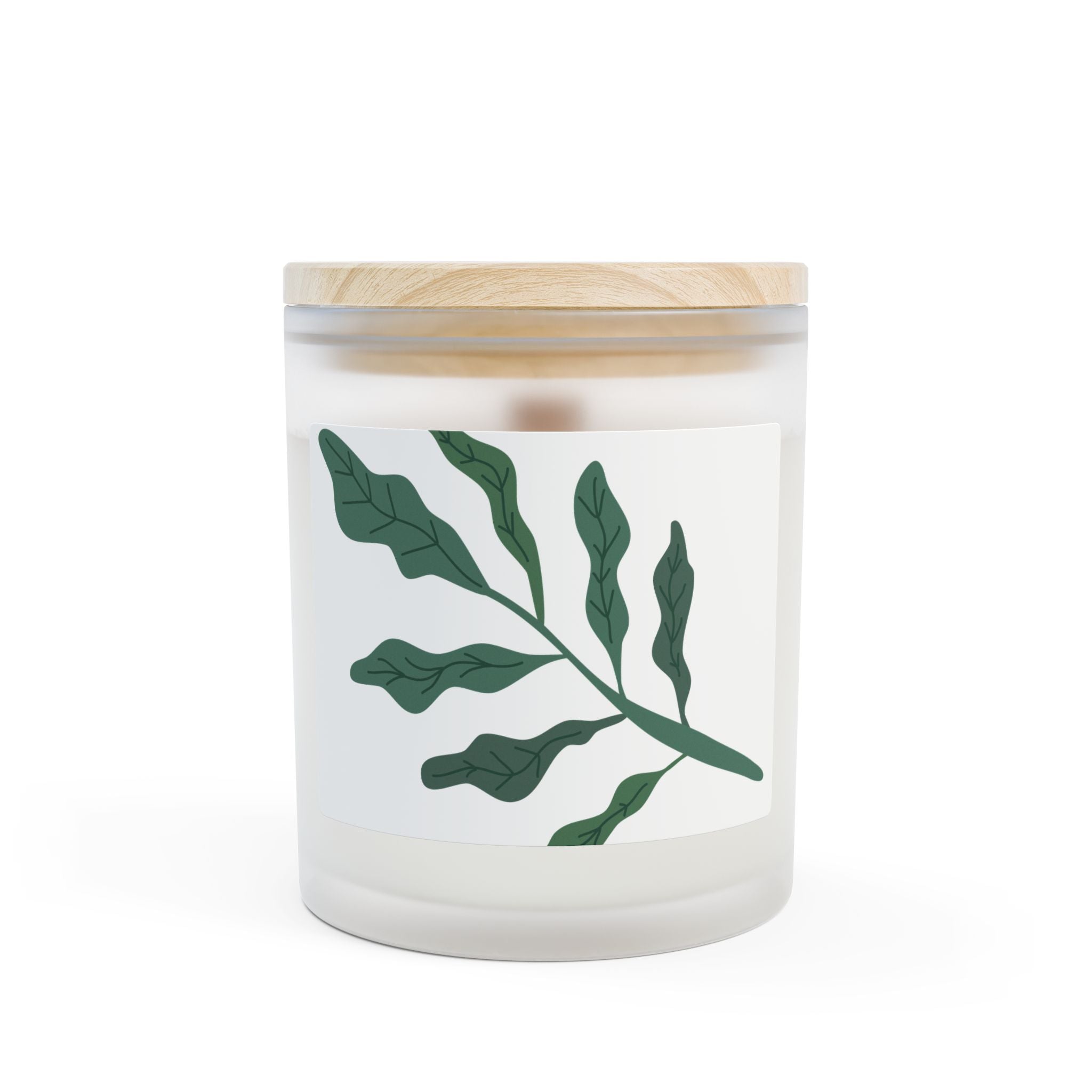 Frosted Glass Candle, 11oz