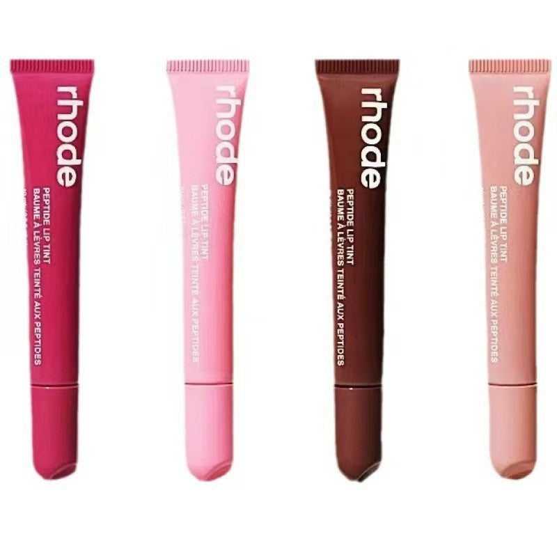 Moisturizing tinted lip gloss and lipstick