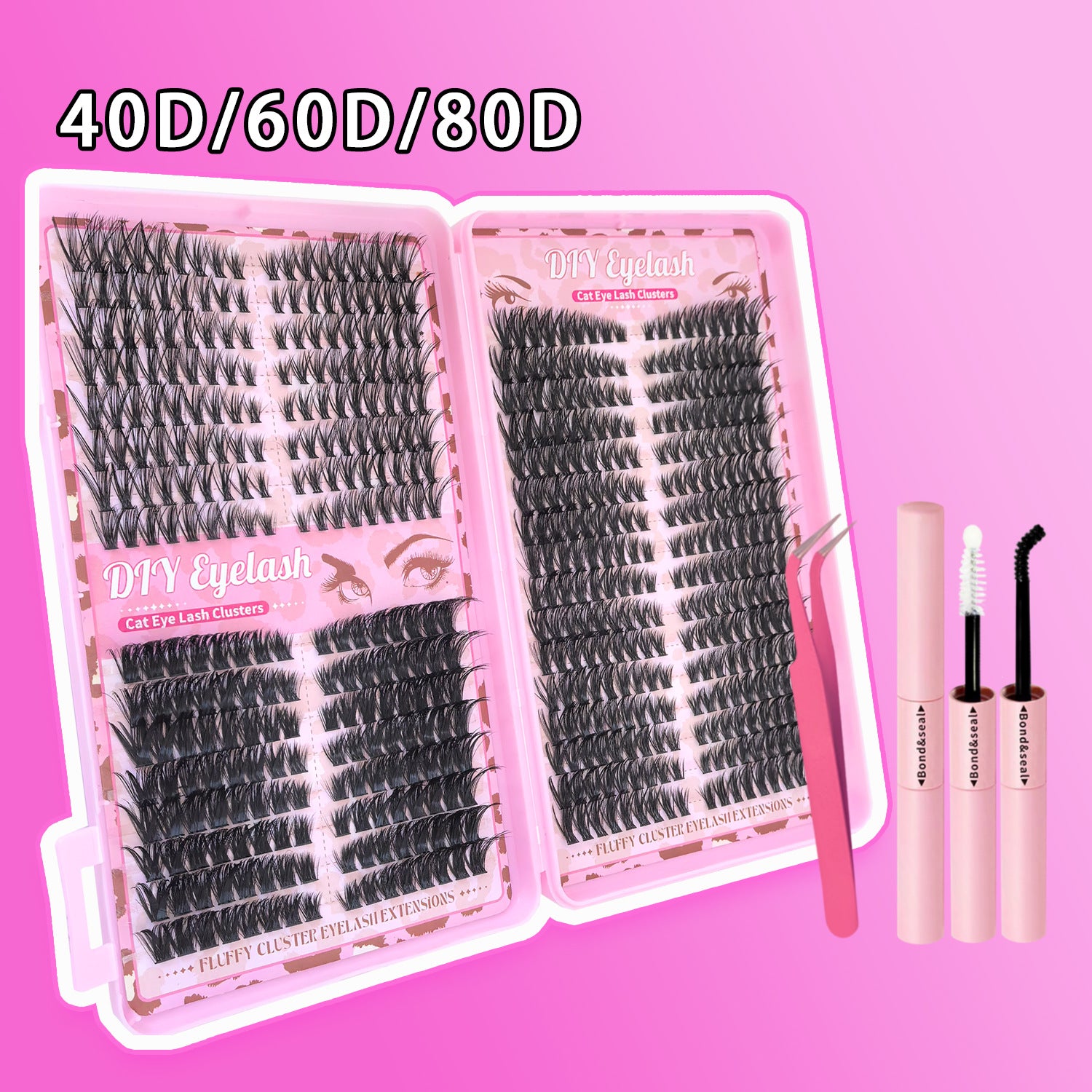 Segmented False Eyelashes Book Set